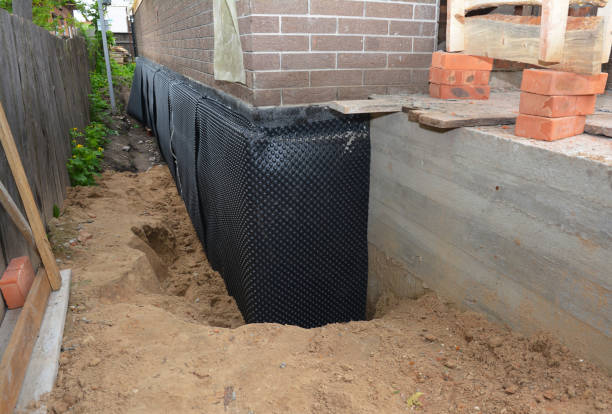 SJ Waterproofing Pros technician performing targeted Vapor Barrier Installation assessment in Mineral Springs, NC